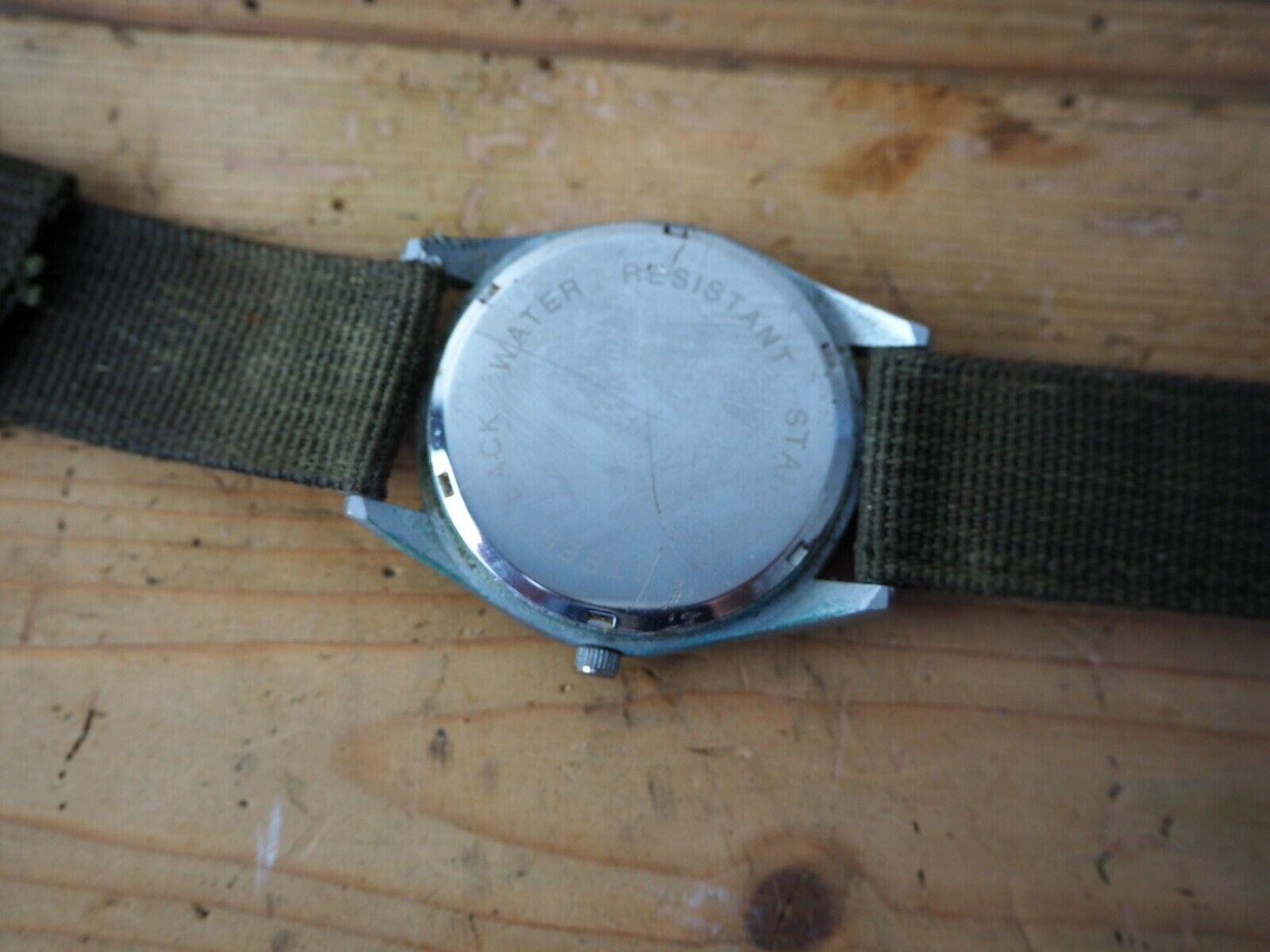 Military Watch Olive Green MG. Orkina Watch Strap stainless steel Water Resist - Image 6